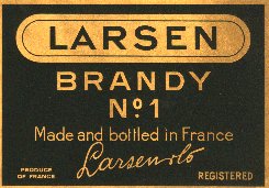 Brandy label