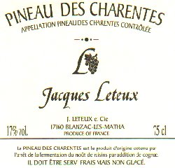 Leteux Pineau des Charentes