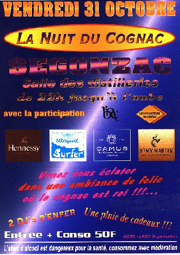 La Nuit du Cognac poster